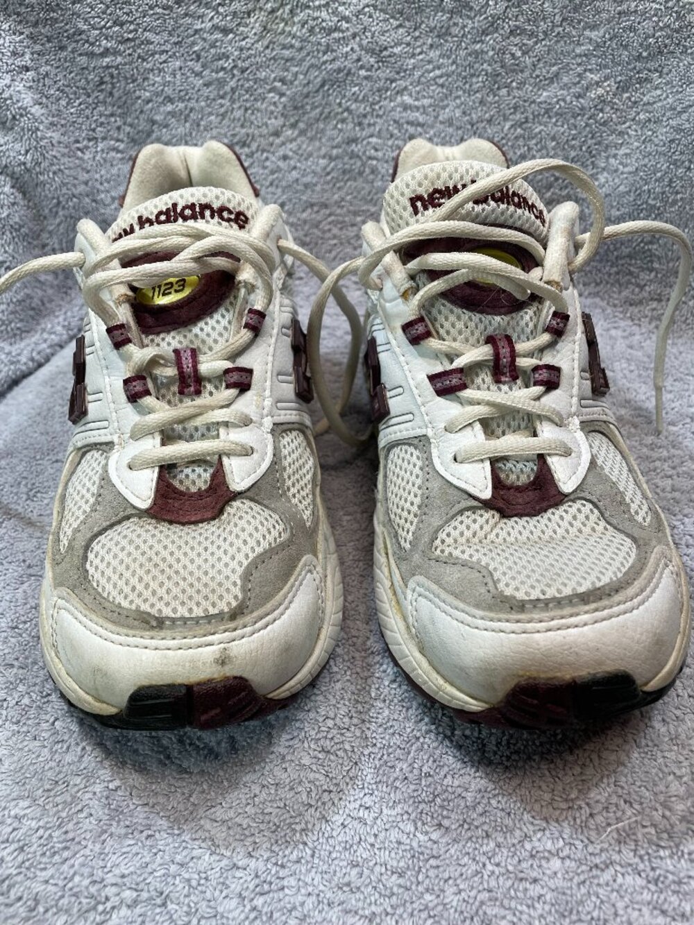 New Balance 1123 Running Shoes Sneakers Womens Size 7 White Purple Made in USA - Picture 2 of 12